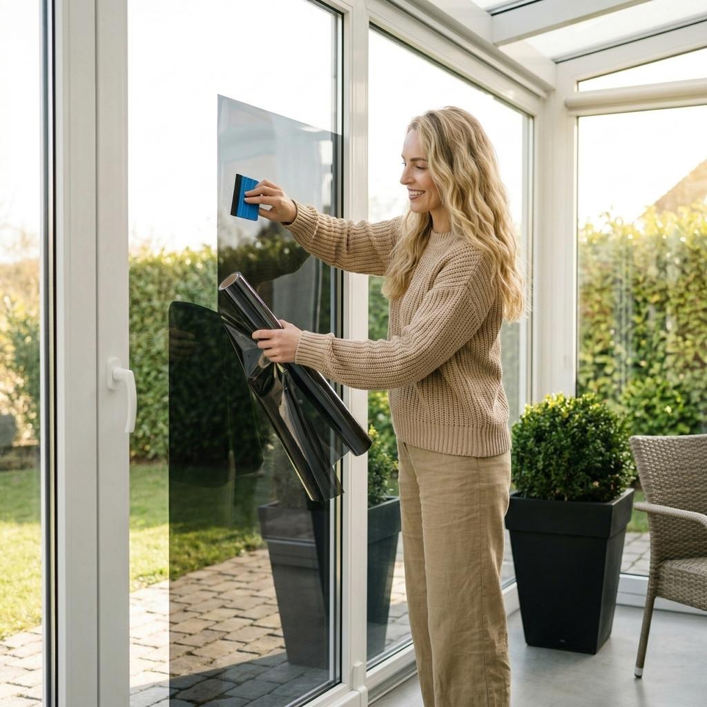 Window Insulation Film Electrostatic Glueless Glass Film Film Household Balcony50*200cm