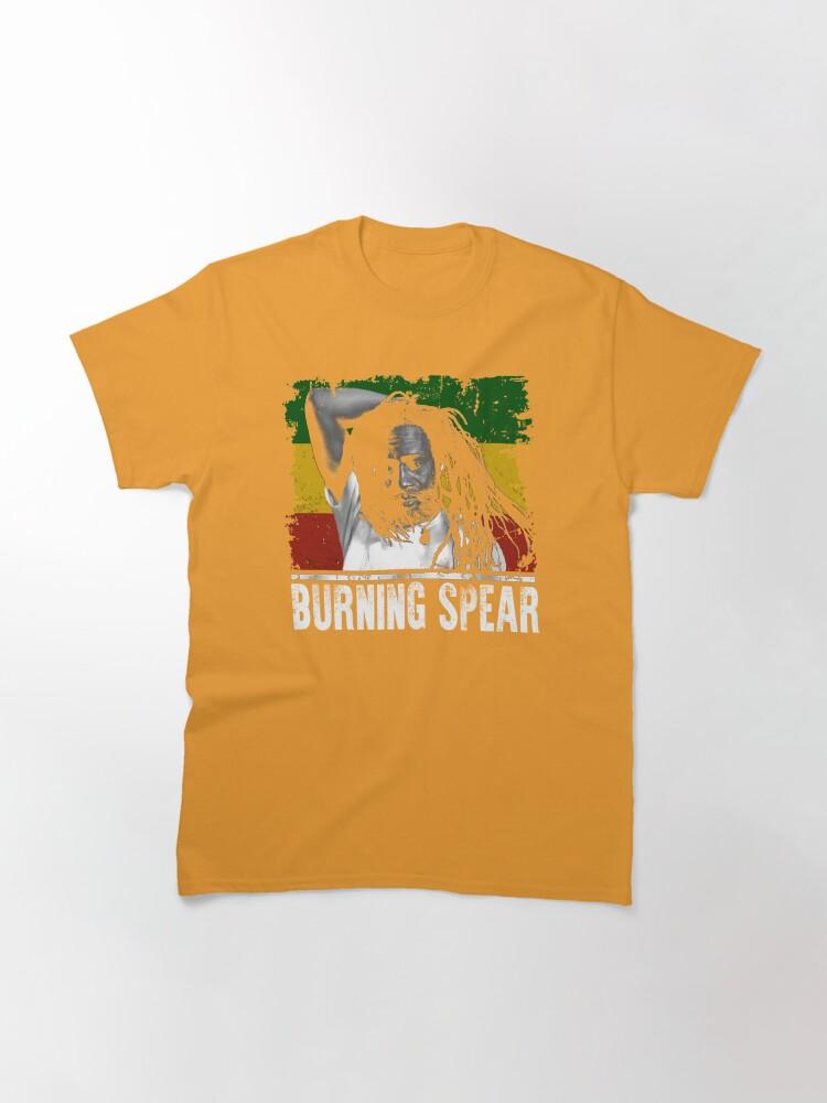 Burning Spear Grafica Amore Arti Brucianti Lancia Cantante Giamaicano T-Shirt Classica