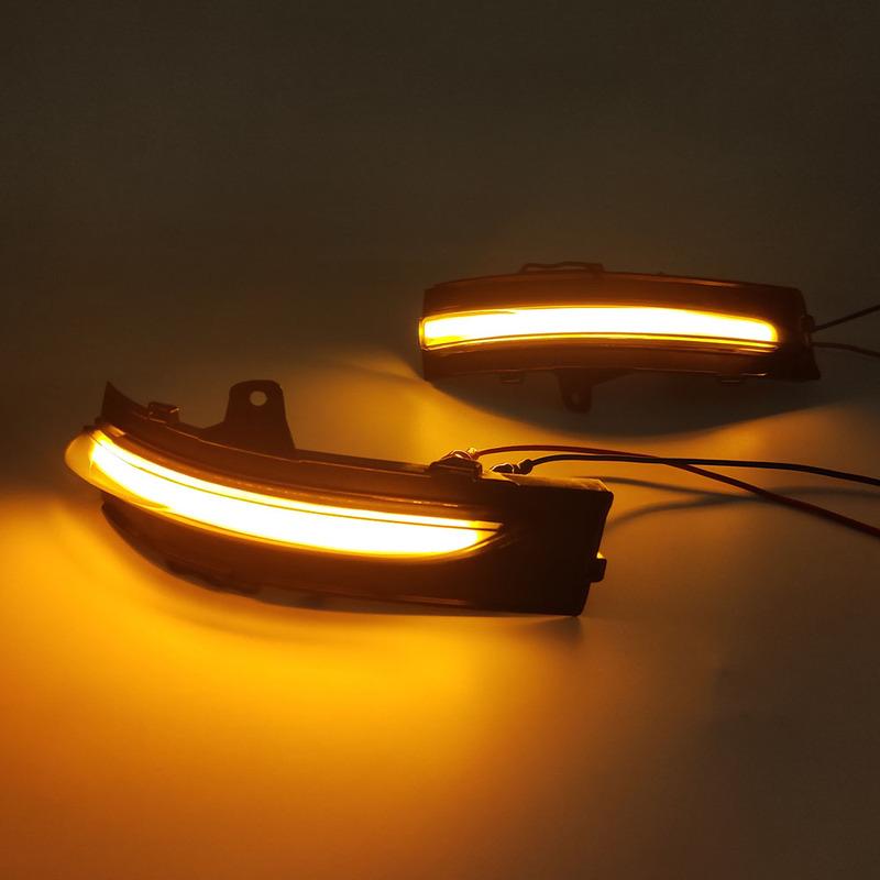 Car Flashing LED Dynamic Turn Signal Light Side Mirror Sequential Indicator Blinker Lamp For Ford Edge 2015 2016 2017 2018