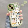 Cute Duck Cat Case For Infinix Hot 50 30i 20 20i 9 Play 10 Lite Note 40 Pro 30 Smart 9 8 7 6 Plus TECNO SPARK 30 10 10C ITEL RS4