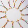 2026 New Colorful Beaded Initial Letter Necklaces for Girls Women Handmade Beads Choker Bohemian Necklace Jewelry Gift Wholesale