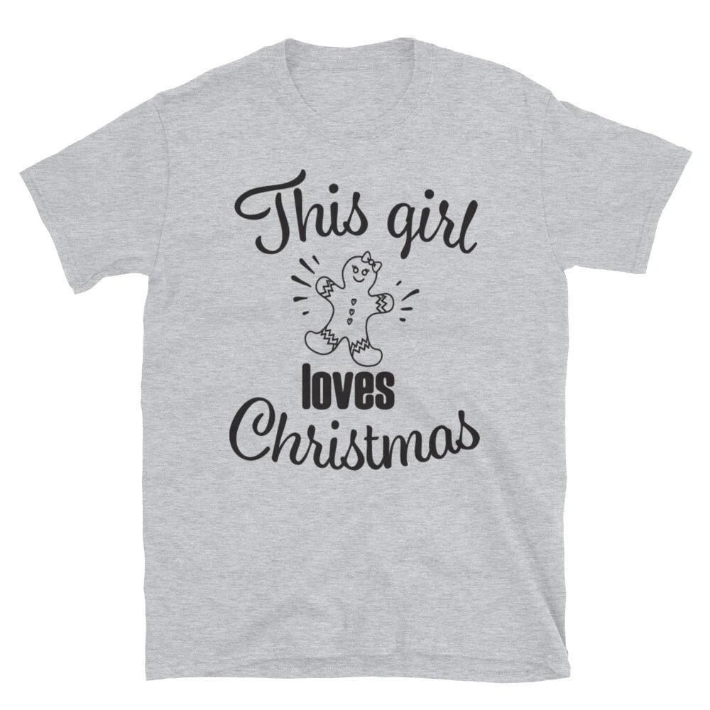 This Girl Loves Christmas Loving Family T-Shirt XL