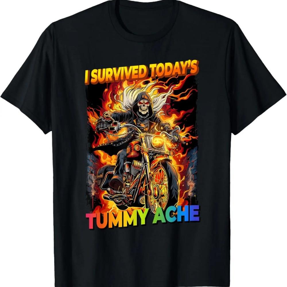 I Survived Today's Tummy Ache T-Shirt