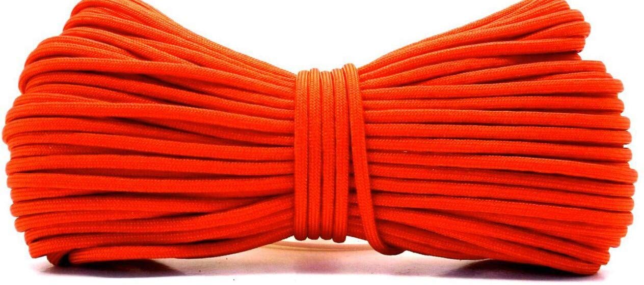 

Exodus 100ft Paracord Type 3 Nylon (Orange)
