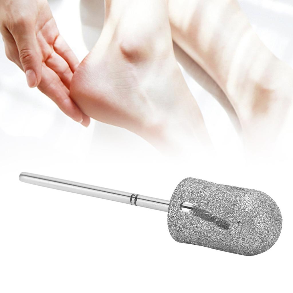 Stainless Steel Foot Nail Drill Bit Pedicure Foot Calluses Sanding Polishing Head (A3)
