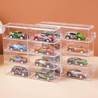 Hot Wheels Tomica automobilio akrilinė vitrina ir laikymo dėžutė