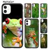 MaiYaCa Frosch Niedliche Tiere Handyhülle Cover Für iPhone 17 Air 16 15 plus 11 12 13 14 pro max Hülle coque