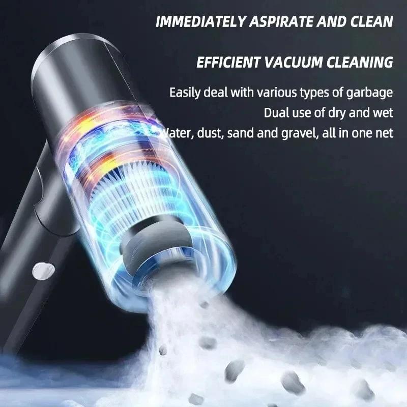 New Car Vacuum Cleaner 2990000 PA Powerful 4 In1 Clean Machine Wireless Blowing Suction Portable Vacuum Cleaner For Vehicle