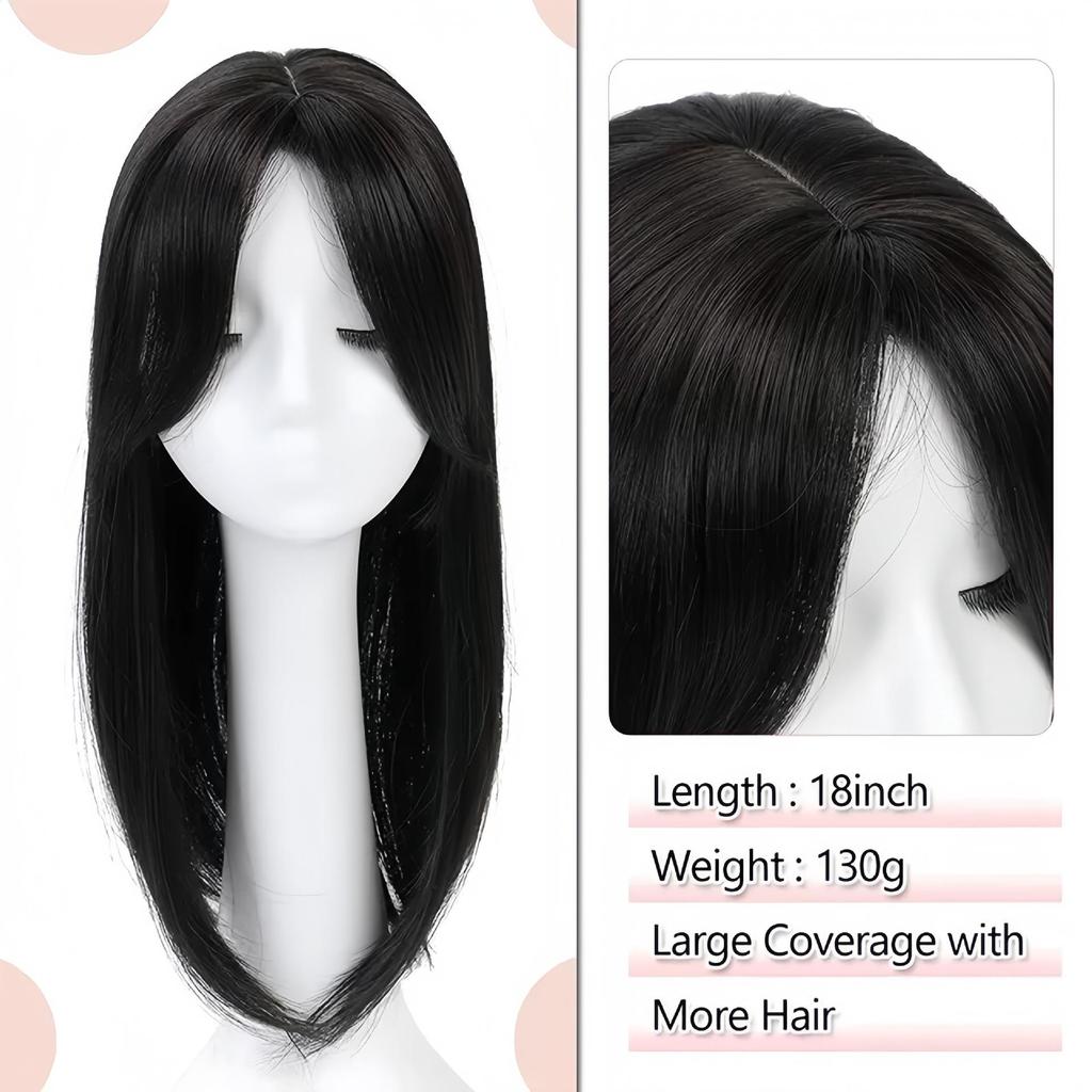 Gradient Gold Long Hair Wig with Bangs – Natural, Breathable Synthetic Fiber for European and American Women