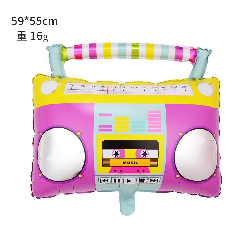 

Радио Музыкальная Нота Алюминиевый Шар, Шар для Украшения на Детский День Рождения, Школьный Концерт, Свадьбу radio balloon