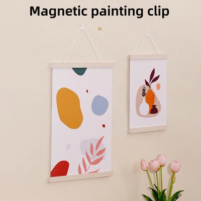 Magnetischer Posterrahmen Wandbehang Holz Malrahmen Leinwand Posterrahmen Fotohalter für Wanddekoration Ausstellung von Gemälden Kunstwerken