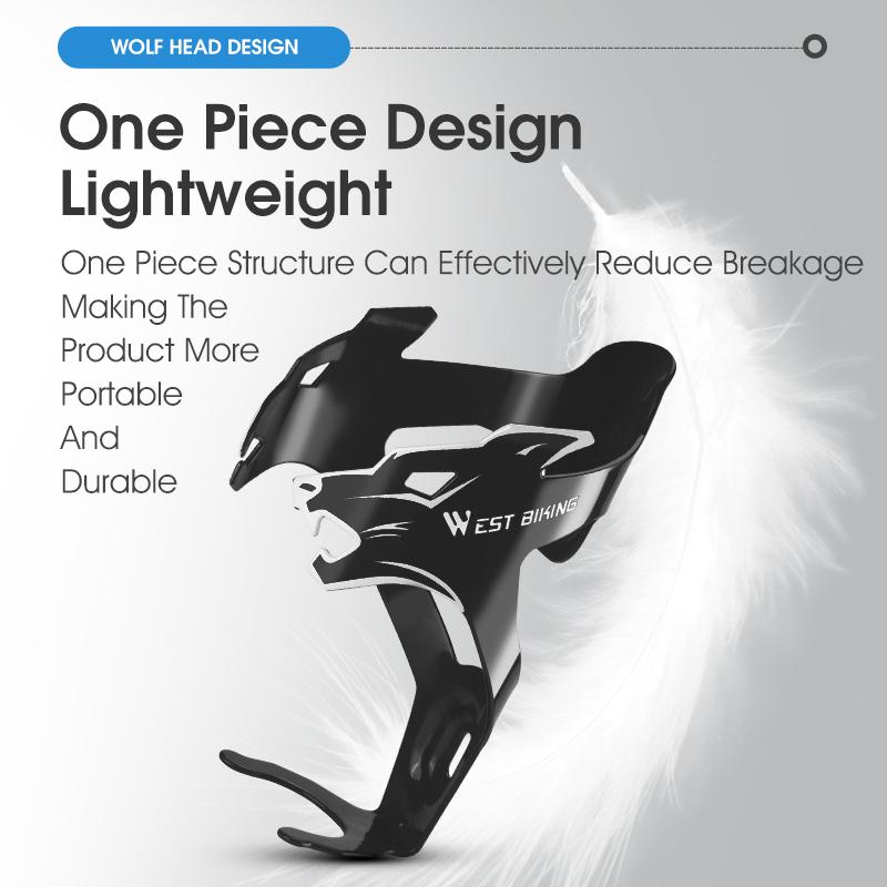 WEST BIKING Bicycle Water Bottle Holder Aluminum Alloy Bike Bicycle Bottle Rack Holder Lightweight For MTB Road Bike Accessory