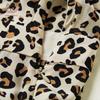 Sinofuode Mulberry Silk Retro Leopard Print Dress