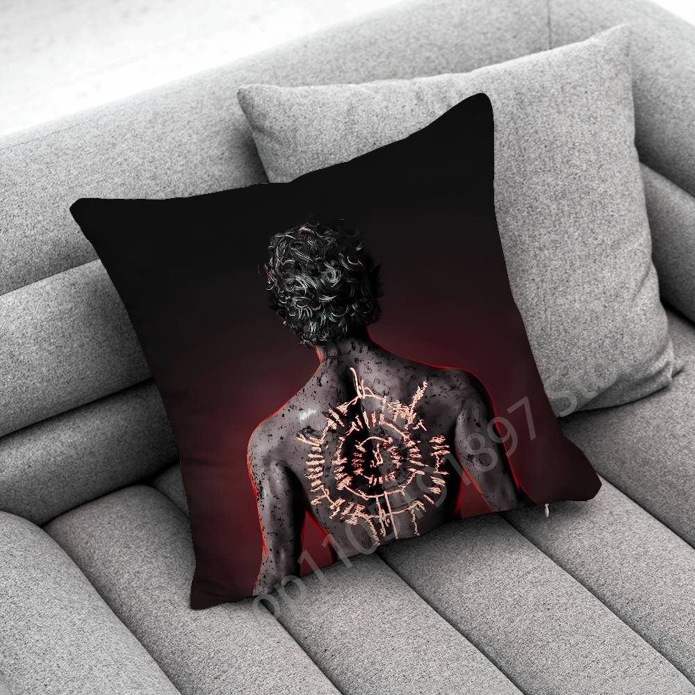 B-Baldurs G-Gate 3 Astarion Throw Pillow Case For 55x55cm 40x40cm 45x45cm 50x50cm 30x30cm Square Office Pillowship Cover