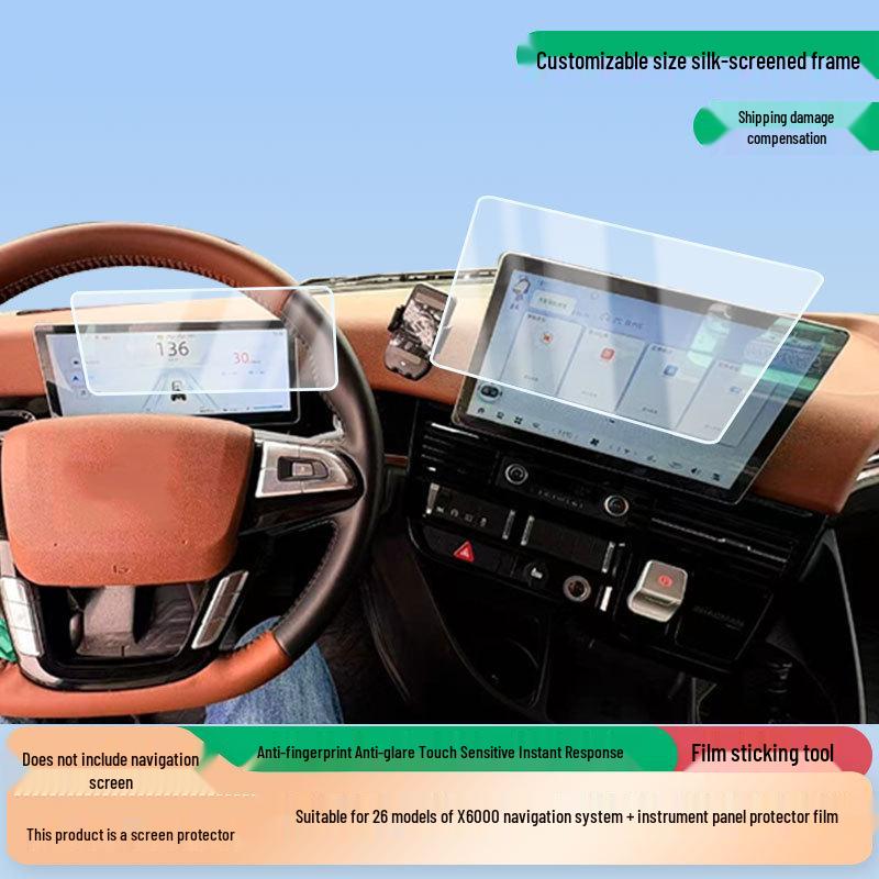 26 DeLonghi X6000 Models: Navigation Device & Instrument Panel Soft Tempered Film, Matte Anti-Glare Screen Protector