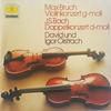 LP Record MAX BRUCH  JOHANN SEBASTIAN BACH   Violinkonzert GMoll  Doppellonzer 2535176 Deutsche Grammo Germany Classical Used