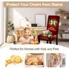 Christmas Bell Pattern Spandex Chair Cover Holiday Party Table Decoration Home Supplies