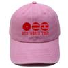BTS World Tour Embroidered Washed Baseball Cap Retro Casual Unisex Hat
