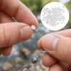 100 Bucăți/Set 5MMx8MM 4.7MMx6MM Mărgele pentru Pescuit la Crap, Mărgele din Plastic Transparent pentru Divizorul Firului de Pescuit, Mărgele Fluorescente în Întuneric pentru Legarea Carligului la Montură