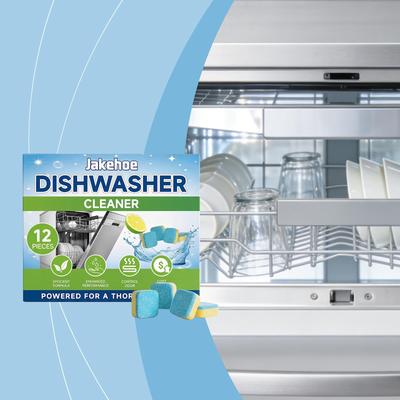 Dishwasher Cleaner Tablets - Heavy Duty Descaling & Deodorizing for Deep Cleaning