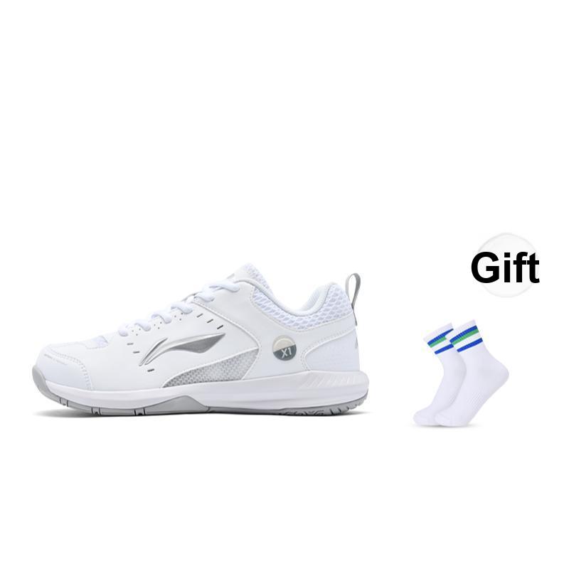 Li-Ning Light Feather Series Rocket Shoes 2.0 Fashion Comfortable Non-Slip Breathable Lightweight Low-Top Badminton Shoes Unisex Sneaker AYTU049-5