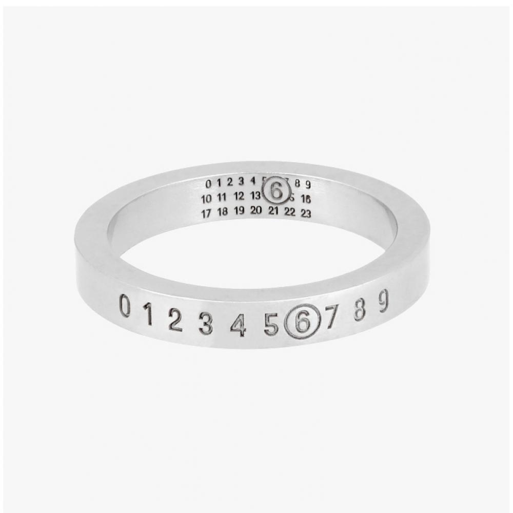 Maison Margiela 3mm Engraving NumbeRing Logo Ring P6469 968