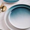 ZISIZ Ceramic Gradient Dinner Plate