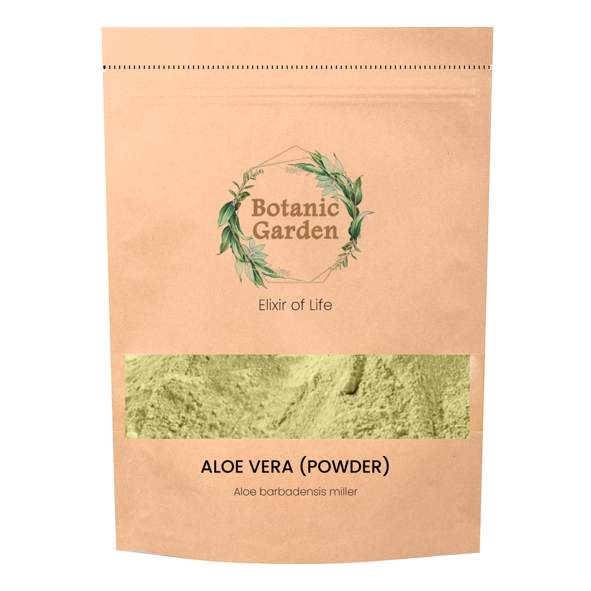 

Ботанічний Сад Порошок з Листя Алое Вера, Aloe Barbadensis Miller | 250 г 0.5 фунта