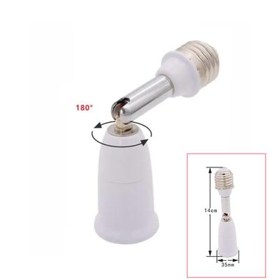 Flexible E27 To E27 Extender Led Lamp Socket Bases Position Holder E27 Power Socket Converter for Screw Bulb Extension Adapter