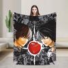 Light Yagami Misa Amane Flannel Blanket Winter Death-Notes Warm Soft Throw Blanket for Children Couch Chair Bedspread Sofa Bed