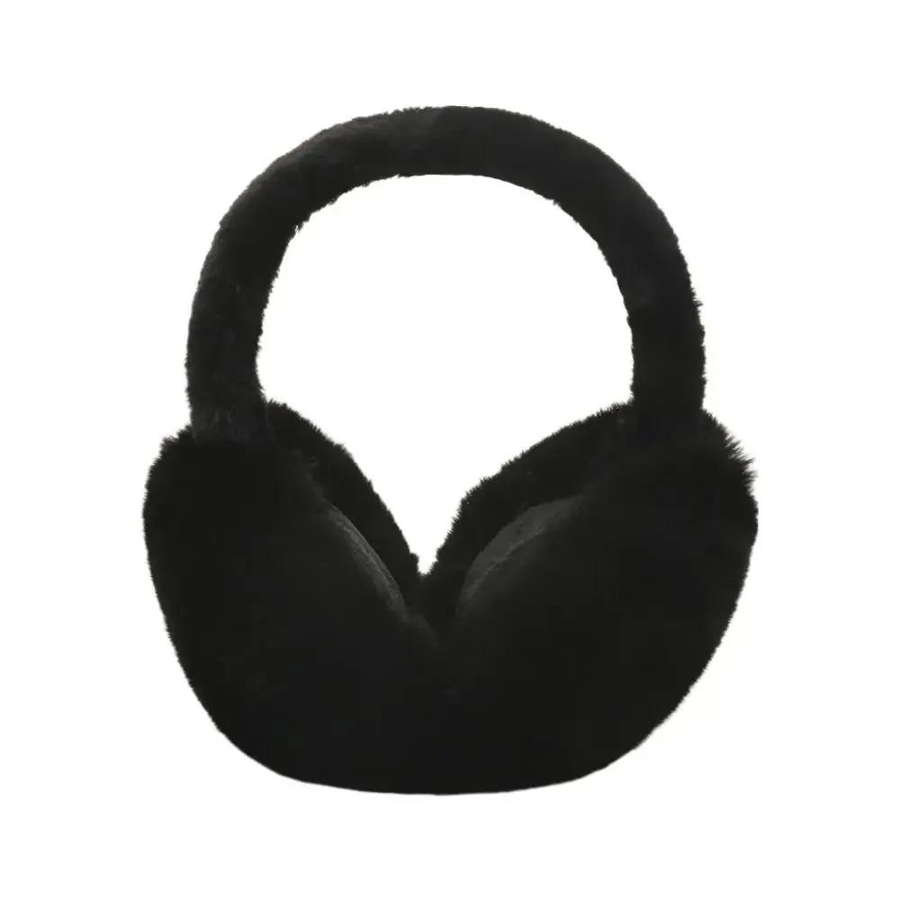 1 PC Solid Color Soft Plush Ear Warmer Winter Warm Earmuffs Ear Cover Outdoor Cold Protection Ear-Muffs Folding Earflap Fashion