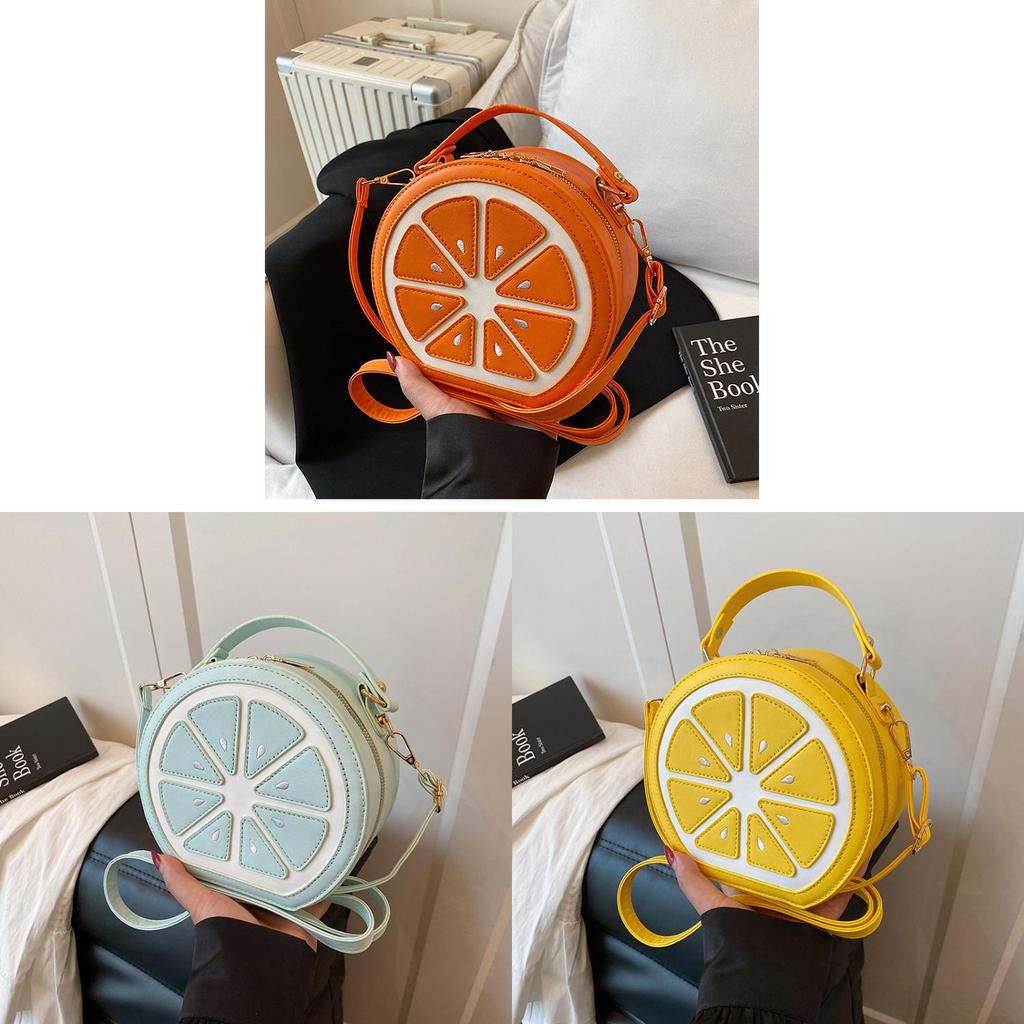Style Small Round Bag With Pu Material And Bicolor Design For Daily Use
