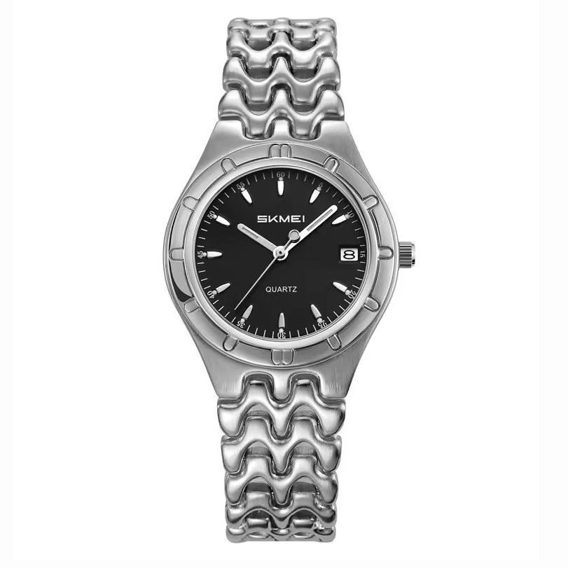 Women's Analog Quartz Watch, Date Function Waterproof, Elegant Steel Band, Casual Fashion Wristwatch for Ladies