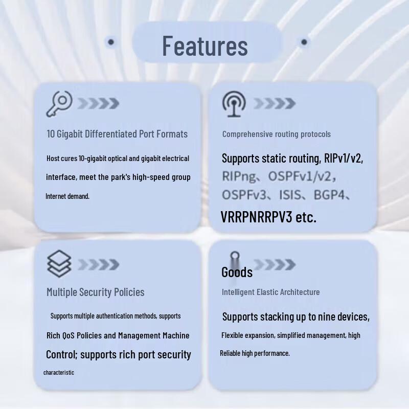 H3C Enterprise Managed Network Switches