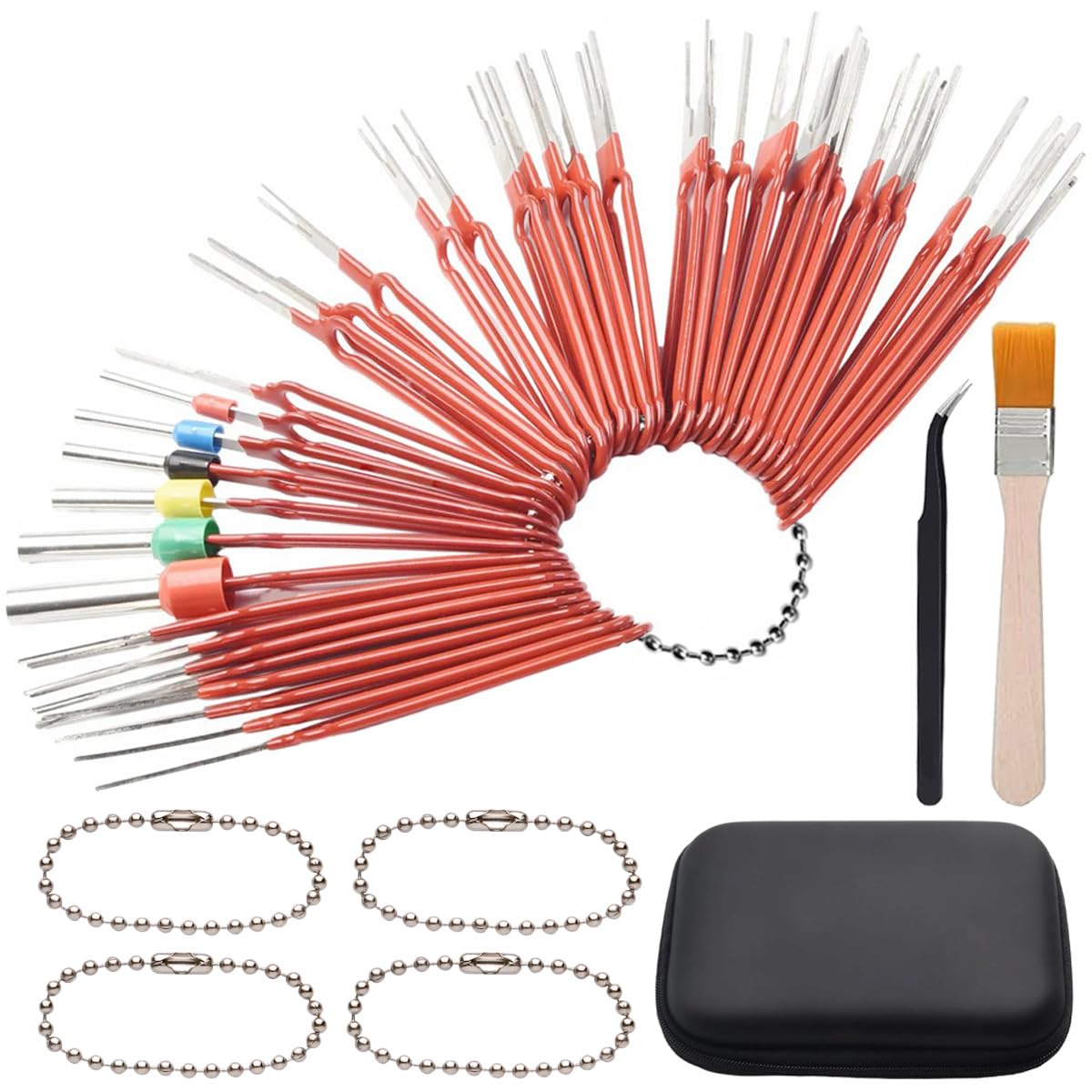 

ZHUROUPU Terminal Removal Tool Kit For Automobile Car, 39Pcs Improved Depinning Tool Wiring Connector 39
