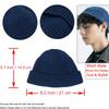 Clape Knit Roll Brimless Sag Watch Stretch Excellent Men's Cap, Beanie, Cap, Fisherman's Cap, Hat, Cap, Cap, Stylish, Shallow, Material, Warmth,