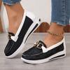 Fashion Women Sneakers Waterproof Fashion Round Toe Sneakers Woman Daily Casual Shallow Mouth Slip-on Walking Vulcanized Shoes for Women