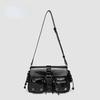 Trendy and Cool Girl Armpit Stick Bag, Female Niche Design, Motorcycle Bag, Fashionable Commuting Shoulder Crossbody Bag