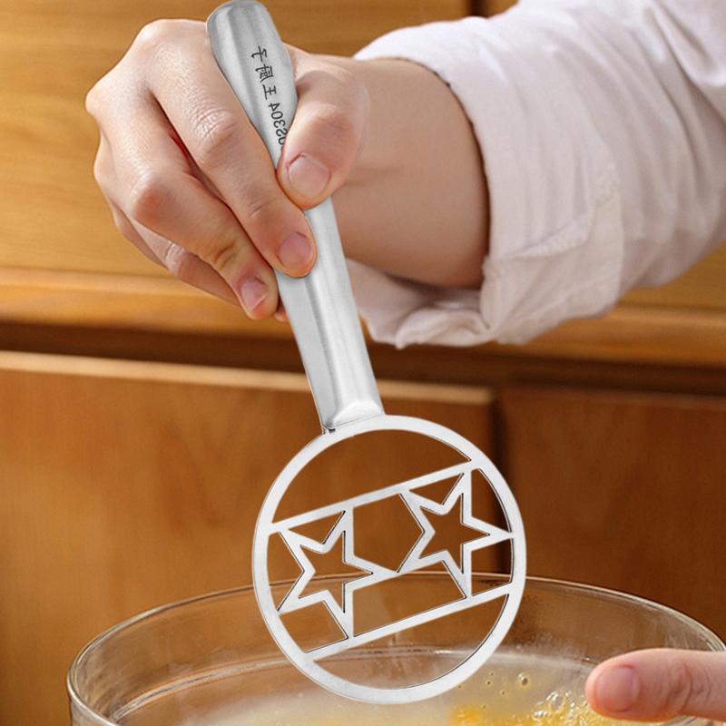 Danish Dough Whisk Stainless Steel Bread Dough Beater Creative Dough Hook Tool Bread Dough Mixer With Patterns For Sourdough