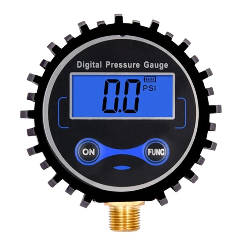 G1/G1/2 Pressure Meter Tire Pressure Gauge Digital Tire Pressure Gauge 0-250Psi Tyre Tire Air Pressure Gauge Mete