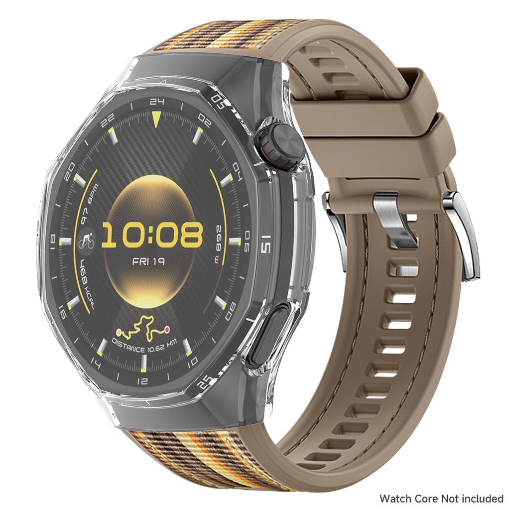 Pletený nylonový pásek+Tvrzené sklo+PC pouzdro Pro Huawei Watch GT6 Pro Sportovní řemínek Kryt proti pádu Pro GT 6 Pro Náramek+Pouzdro