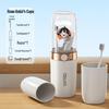Portable Travel Toothbrush Set: Wash Cup & Holder with Storage