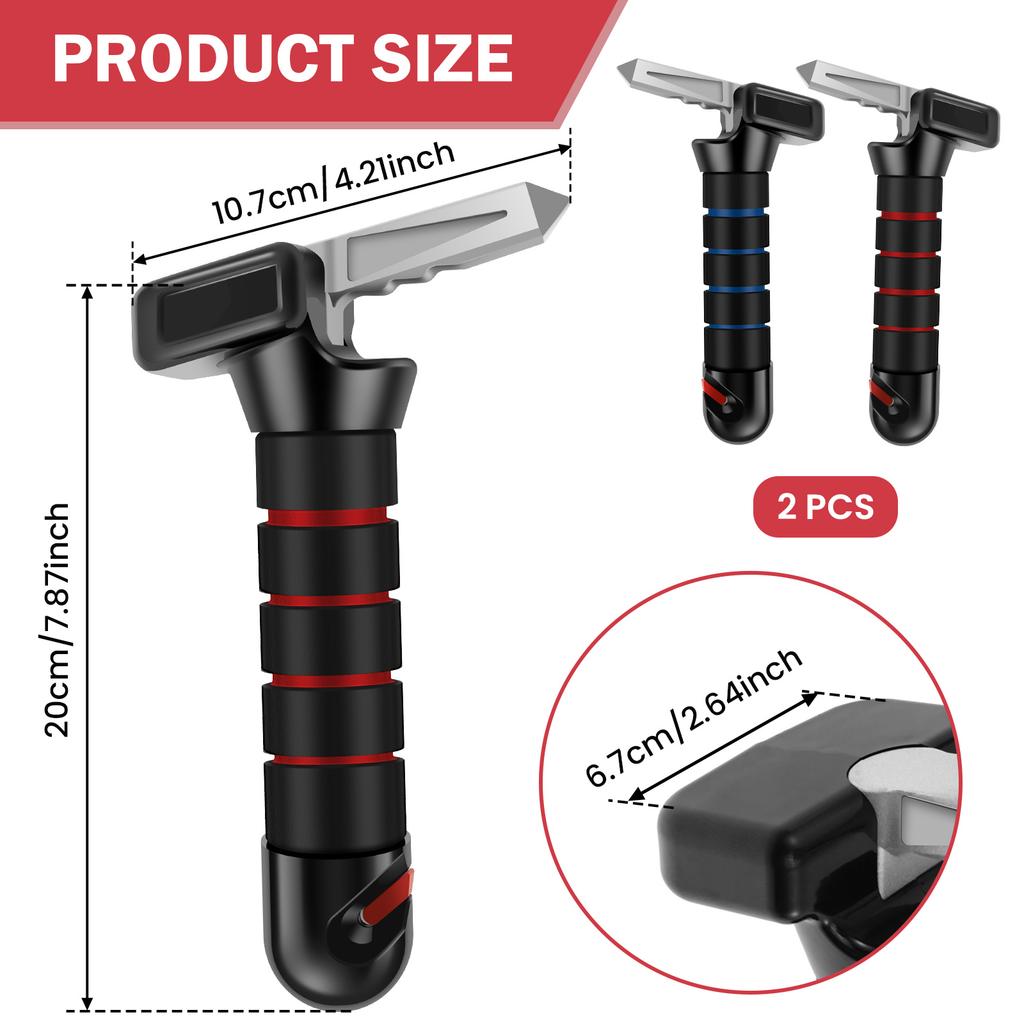 Car Door Assist Handles Multifunctional Seat Belt Cutter Specific Window Breaker Elderly Door Grab Bar Stand Assist Handle Cane