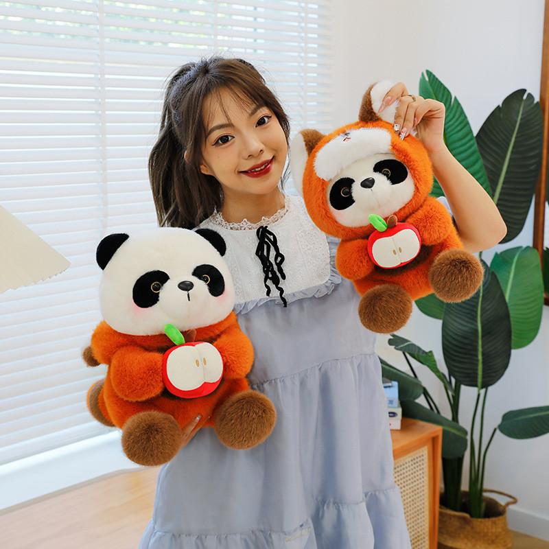 Cute Bear Plush Pillow Soft Pp Cotton Stuffed Toy For Adorable Gifts And Decorations