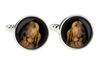 Bloodhound, St. Hubert Hound, Sleuth-hound - Cufflinks, a Shirt Accessory, a Shirt Pendant from the Brand