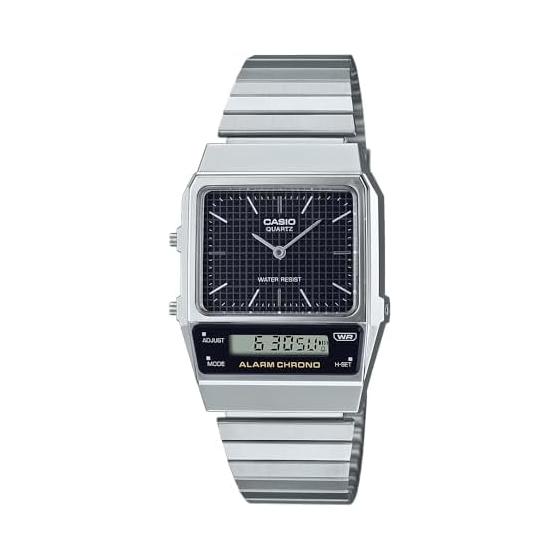 CASIO Casio Ана-Диджи AQ-800E-1A Дешевые Casio Стандартные Черные Часы Аналогово-Цифровые Мужские Женские Унисекс Цифровые Аналоговые Водонепроницаемые Легкие [Параллельный