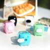 School Manual Pencil Sharpener Pig Shaped Plastic Waste Office Storage Convenient Curler for Desktop