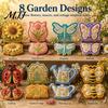 Fun Kitchen Gadgets for Families Spring Garden Mini Pie Mold, Food-Grade Silicone Cookie Cutter DIY Pastoral Style Cake Decorating Tools