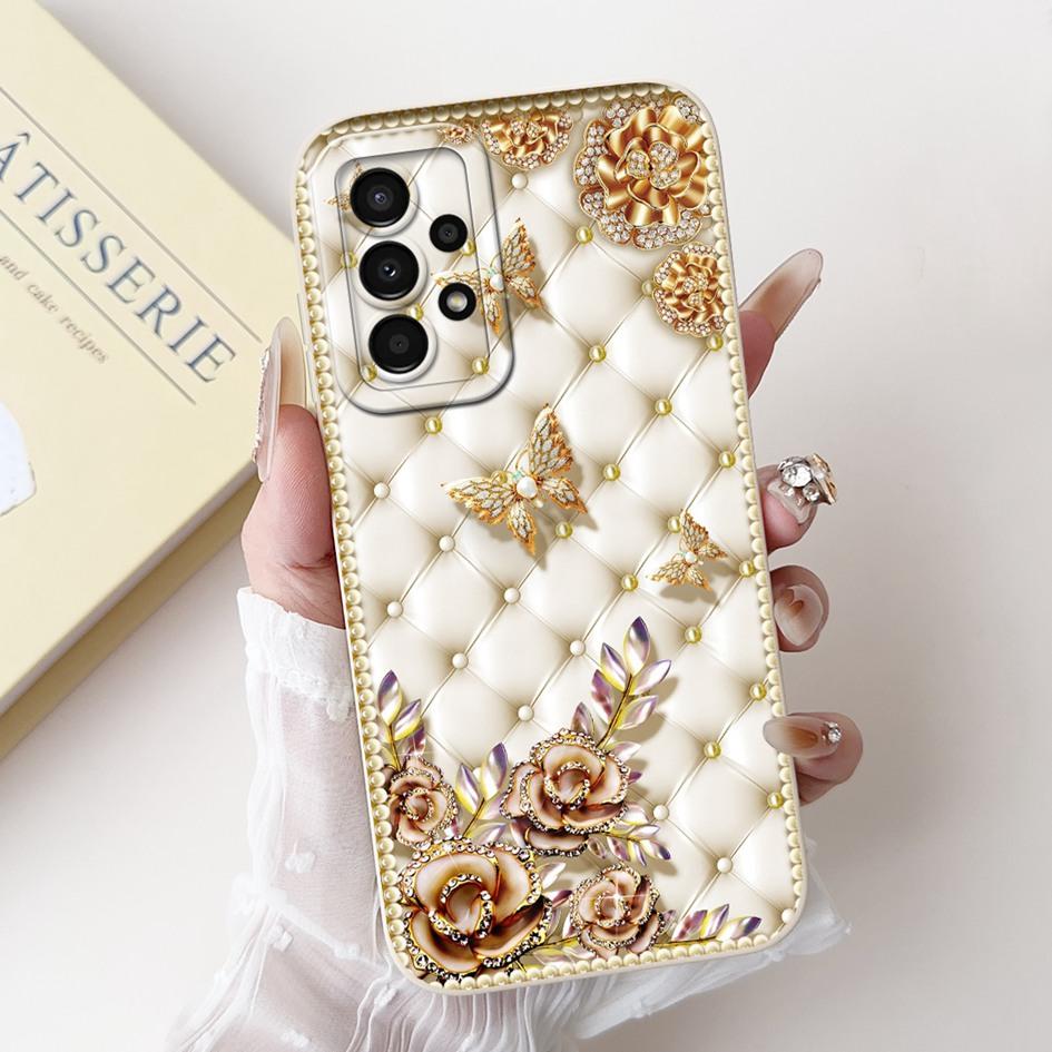 For Samsung Galaxy A52 Case SM-A525F Cover Cute Panda Rabbit Soft Liquid Silicone Phone Case For Samsung A52s A72 5G A725F Funda