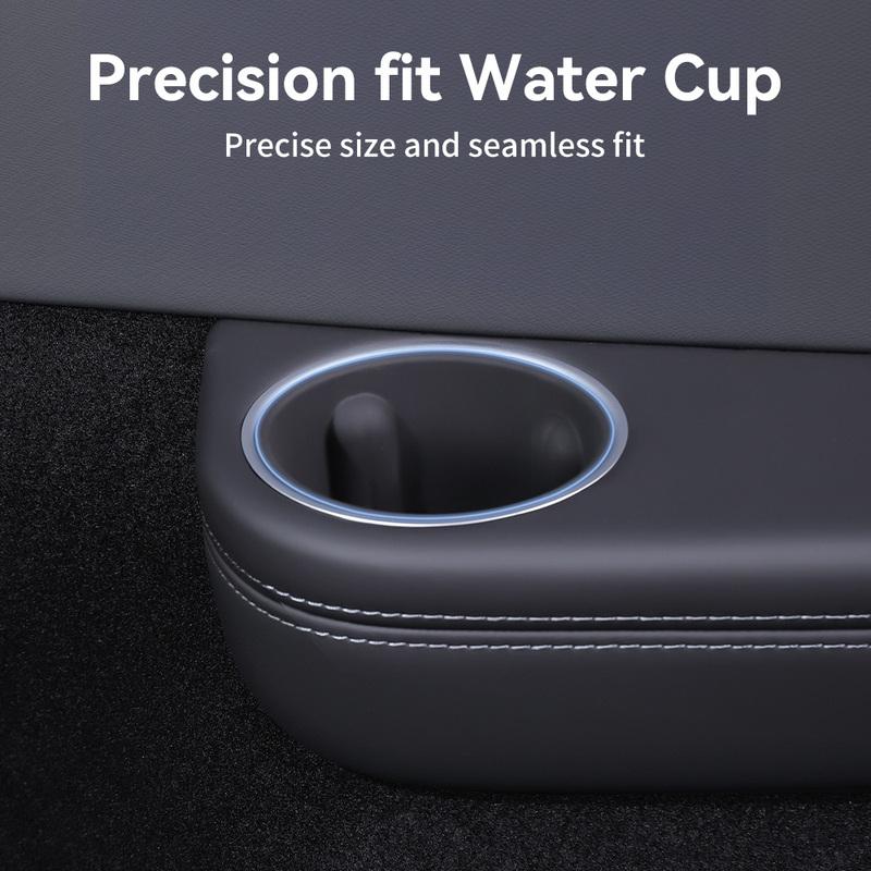 YZ For Tesla Model YL 2026 Third Row Silicone Cup Holder Center Console Water Cup Holder Organizer Storage Box Accessories